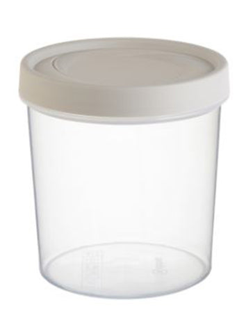 Plastic Food storage container  Spinoja 1L - Light gray