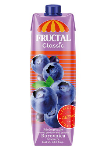 Fructal Classic blueberry and red grapes juice 1L