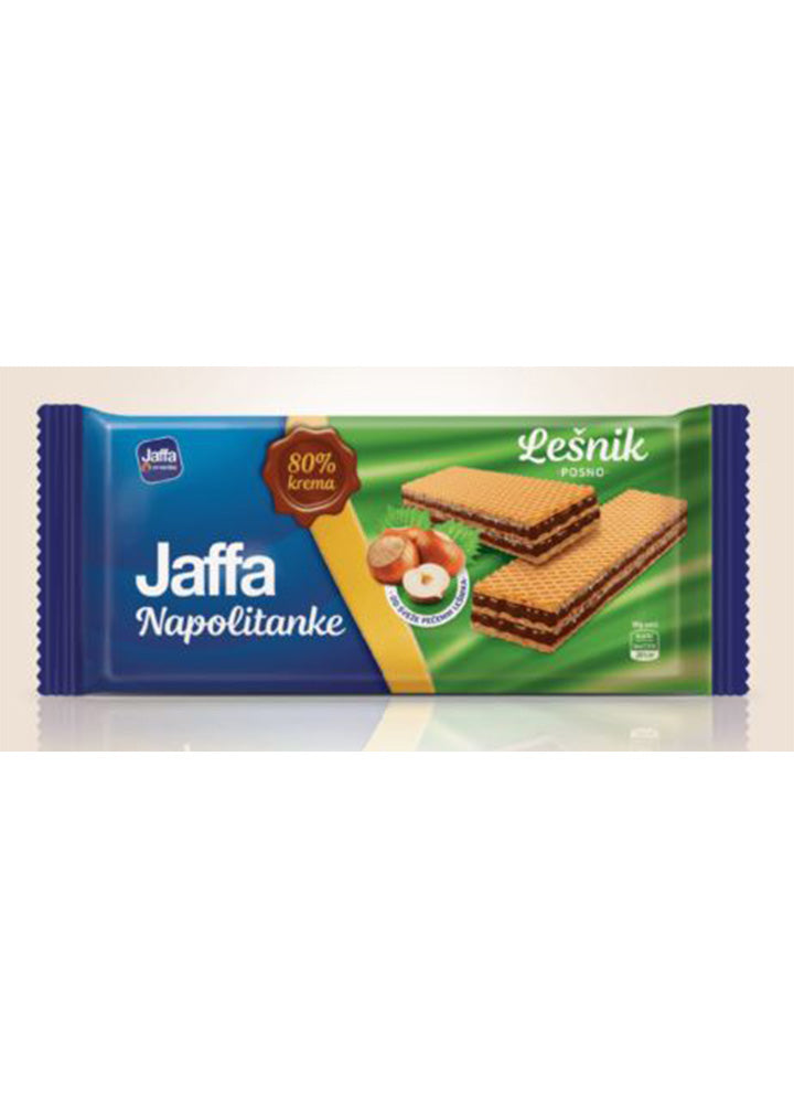 Jaffa - Wafers with hazelnut filling Fasten 187g best before:19/10/2024