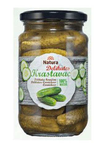 Natura Crispy cucumber gherkin Delicates 720ml