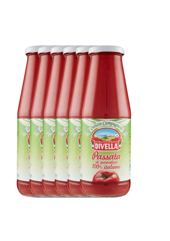 Divella PASSATA tomato sauce 680g X 6pk