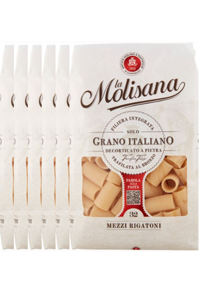 Molisana Mezzi Rigatoni No.32  500g X 6pk