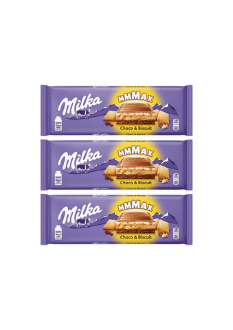 Milka Chocolate Choco & biscuit 300g X 3pk