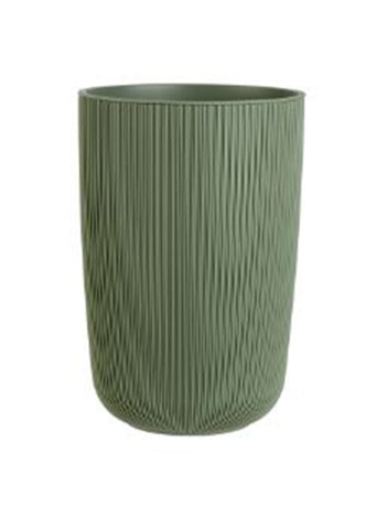 Viola Ø18 Tall pot with insert / Green