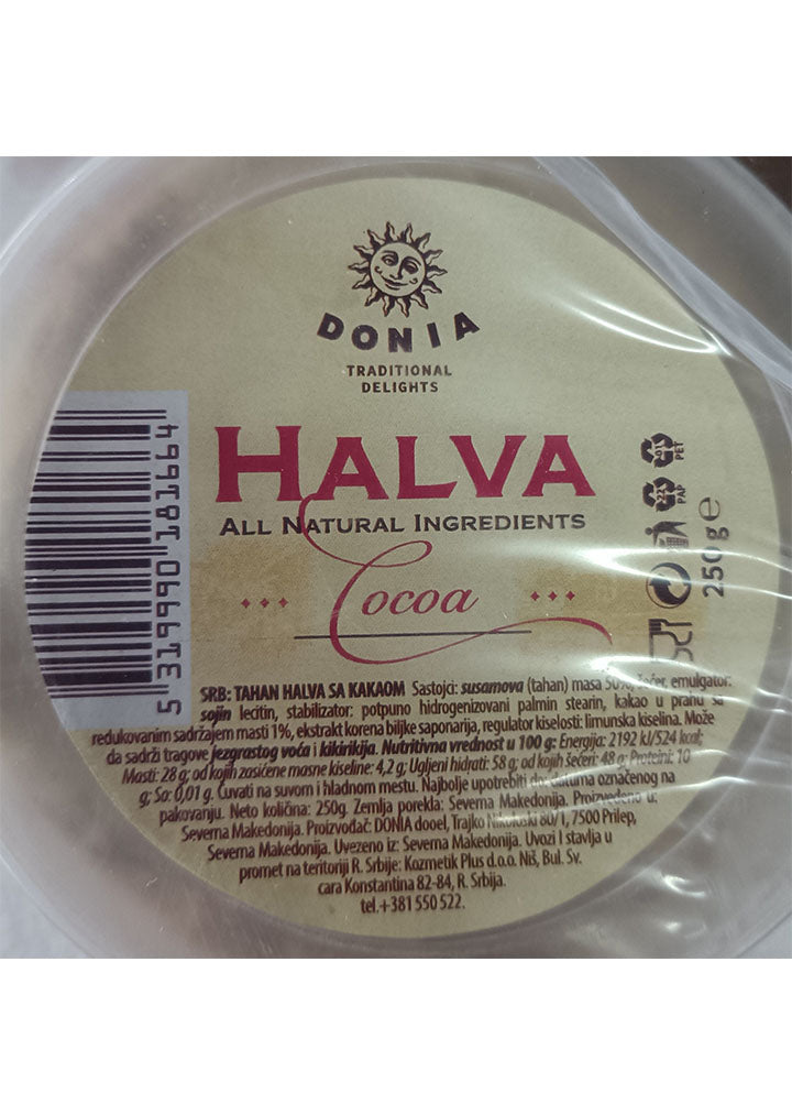 Donia HALVA Cocoa 250g