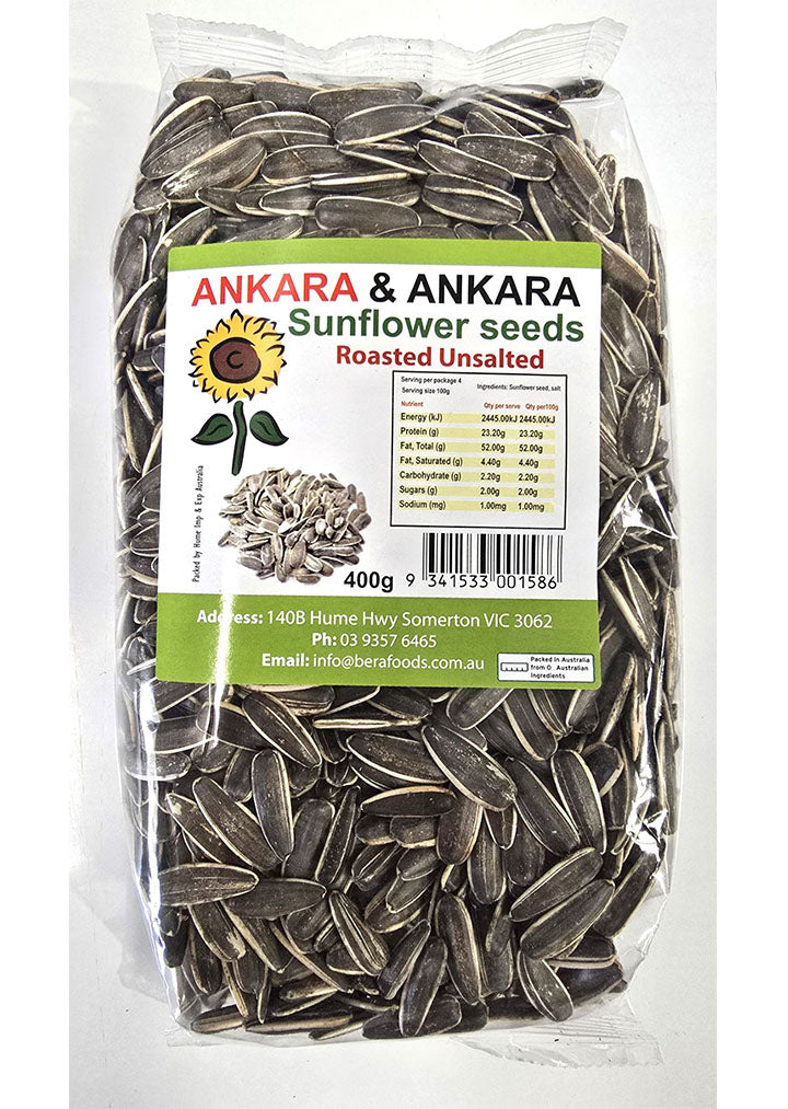 Ankara & Ankara Roasted Unsalted sunflower seeds 400g