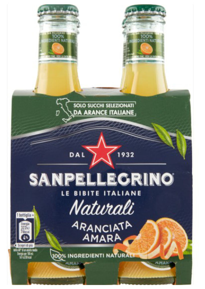 Sanpellegrino BITTER ORANGE 20cl x 4 pcs(BOX)