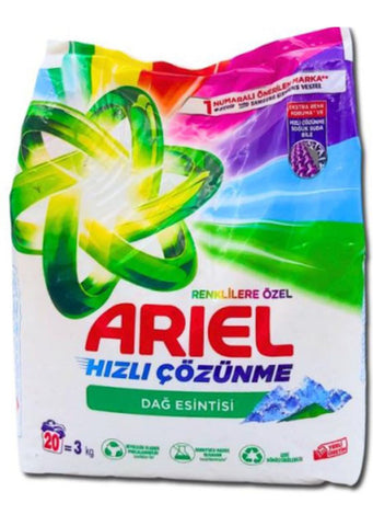 Ariel Powder detergent Colour 3kg (20 washes)