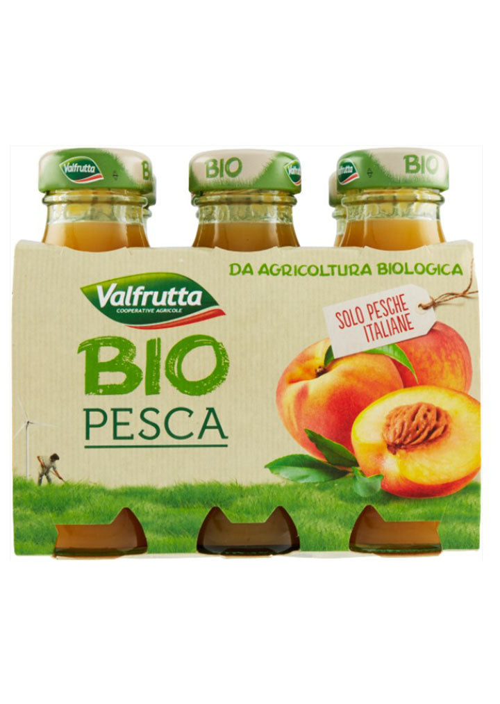 Valfrutta Organic Peach juice 125ml x 6pcs (BOX)