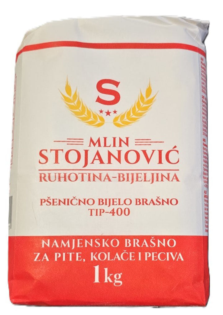 Stojanovic white wheat flour T-400 1kg