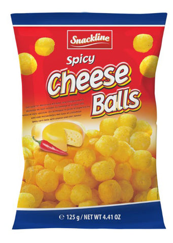 Snackline Spicy Cheese balls corn snack 125g