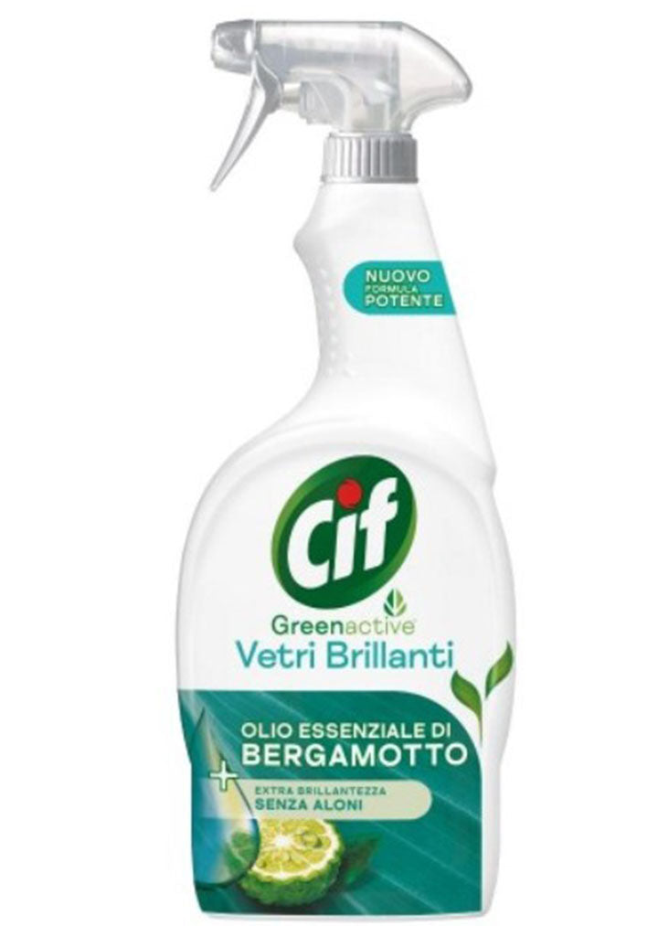 Cif All surface shine Vetri Green active Bergamotto 650ml