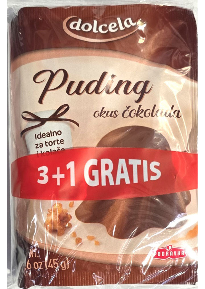 Podravka  Dolcela Chocolate pudding 3+1 160g