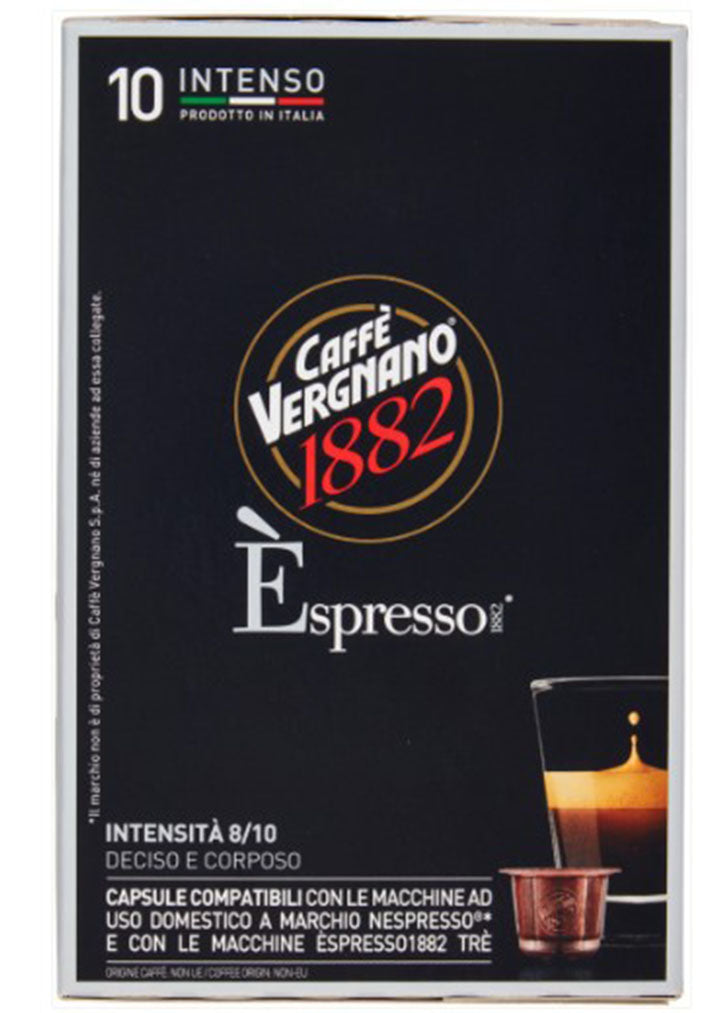 Vergnano Espresso Intenso (Intesita 8/10) 10pods