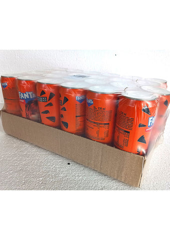 Fanta Orange soft drink can BOX (24pcs x 330ml)