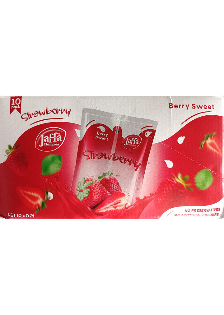 Jaffa champion Strawberry juice 0.2L x 10pcs