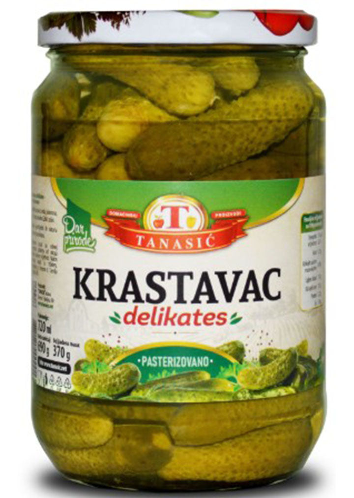 Tanasic Delicates gherkins 720ml