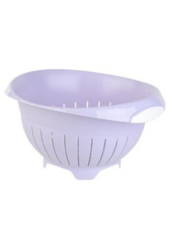 Plastic colander 27,5 x 24,5 H14,5 cm - Sferis M / Lavender