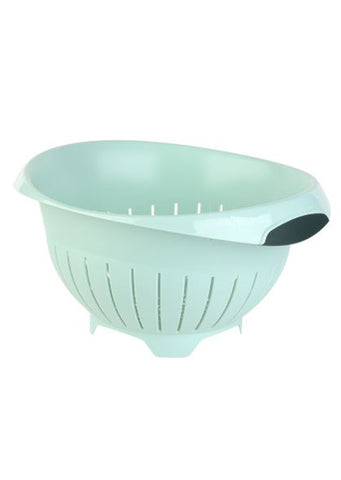 Plastic colander 30,5x40xH15,5cm - Sferis / Mint