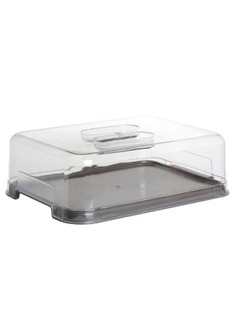 Plastic cake storage carrier 40x30x13cm Moca