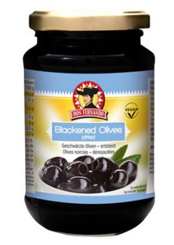 Don Fernando - Blackened olives – pitted 350g