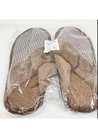 Fluffy slippers Brown