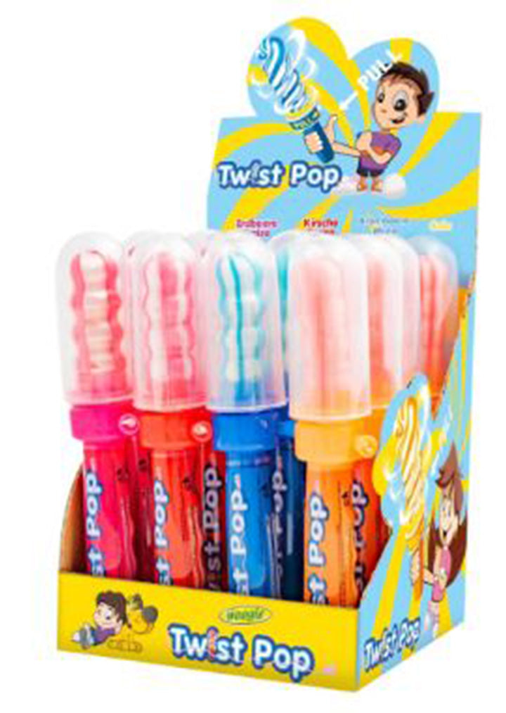 Woogie Twist Pop Lollipops 23g