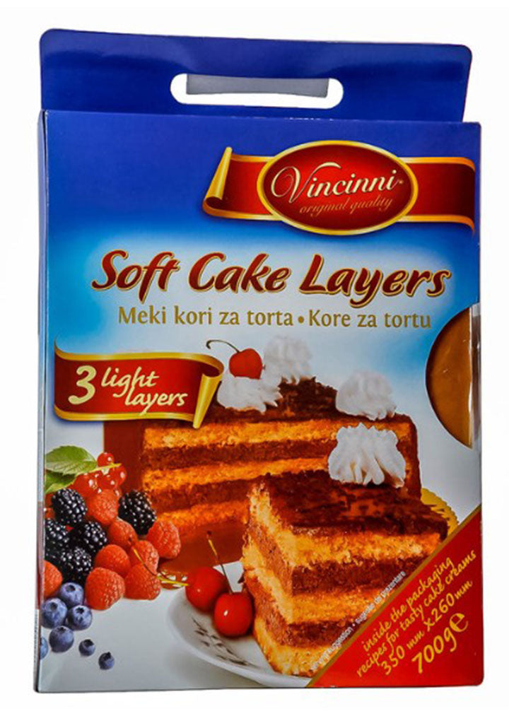 Vincinni Soft Cake Layers 700g