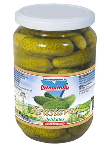 Vitaminka pickled cucumbers 670g