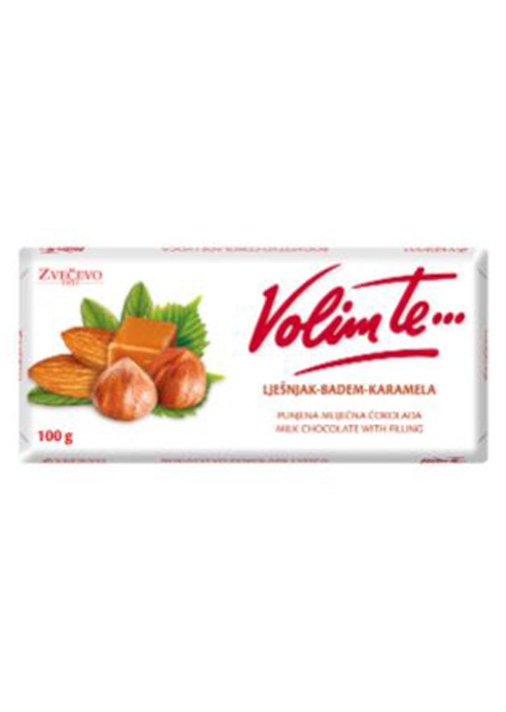 Zvecevo Volim te...Hazelnut Almond Caramel 100g