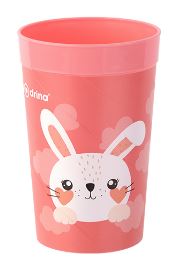 Plastic Deco Plus cup 0.33L 4/1 Rabbit