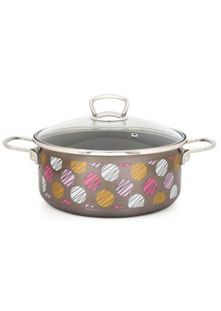 Metalac - Shallow pot COCOA CANDY 24cm / 4,8L