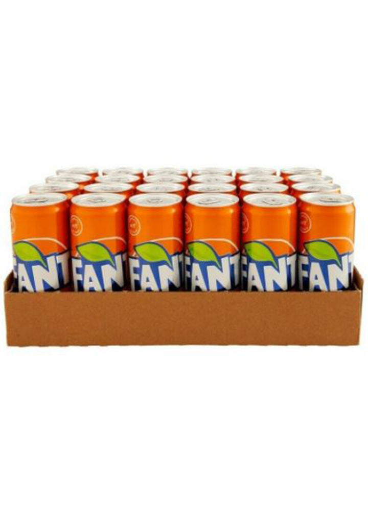 Fanta Orange soft drink can BOX (24pcs x 330ml)