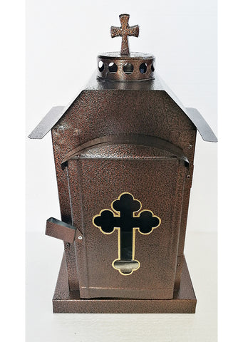 Orthodox candle box copper - K7 Kucica za svece bakarna