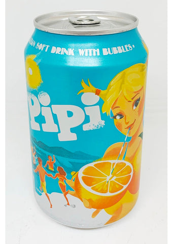 PIPI -  Orange soft drink can BOX (24pcs x 330ml)