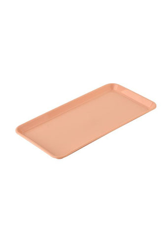 Plastic serving tray 20x30cm Lunea - apricot