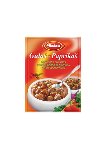 Mladost Seasoning mix for goulash & paprikash 50g