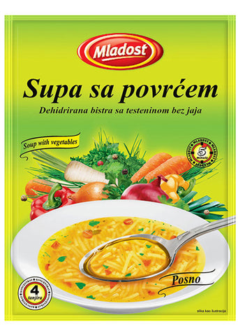 Mladost Soup with vegetables 65g FASTEN