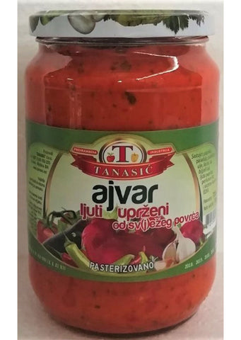 Tanasic Ajvar hot 720ml